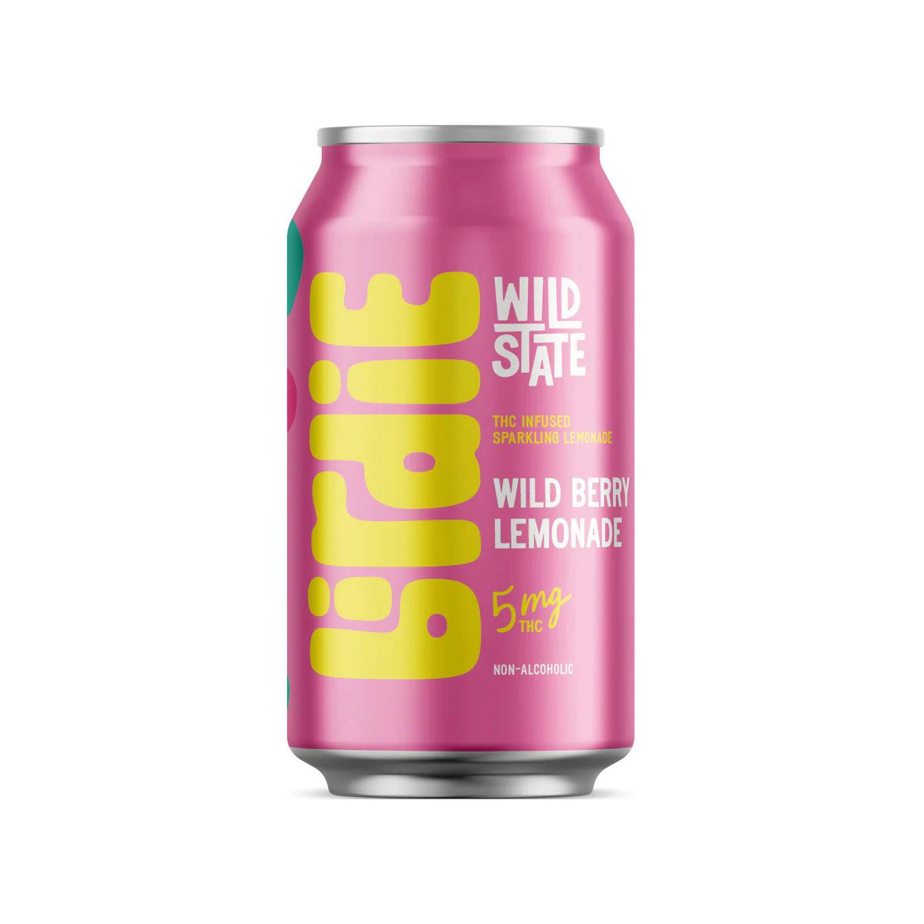 Wild State Cider - Birdie - 5mg THC - Wild Berry Lemonade at Legacy Cannabis