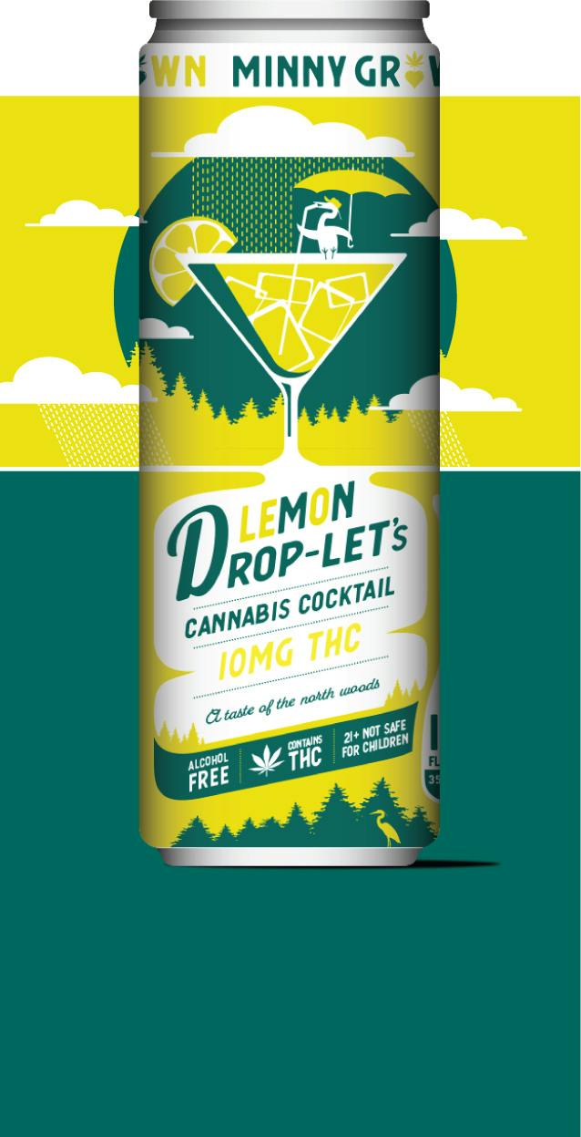 Minny Grown - Cocktails - 10mg THC - Lemon Drop-Lets at Legacy Cannabis