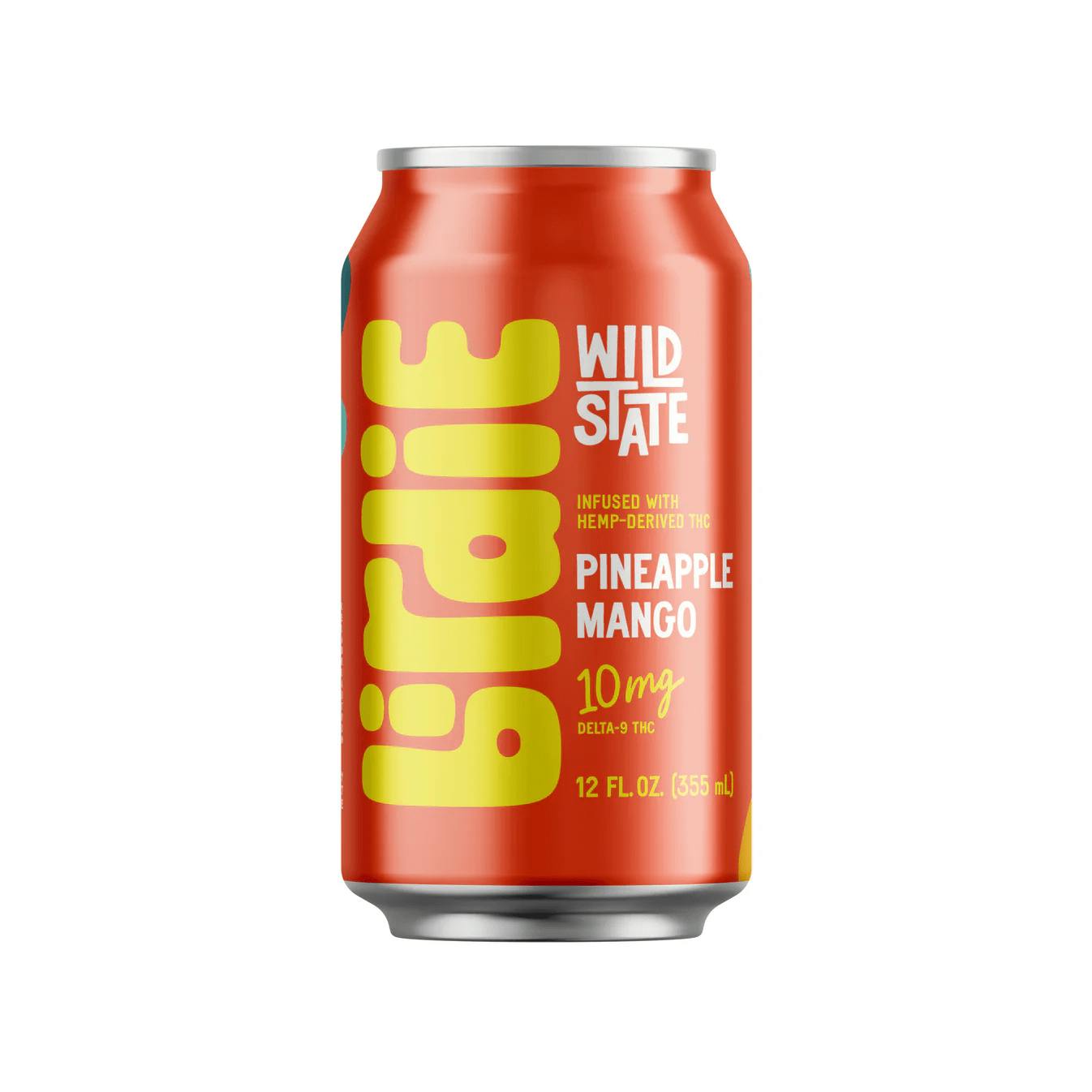 Wild State Cider - Birdie - 10mg THC - Pineapple Mango at Legacy Cannabis