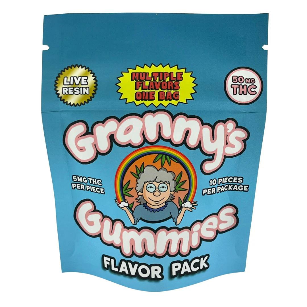 Granny's - Live Resin Gummies - 50mg THC - Flavor Pack