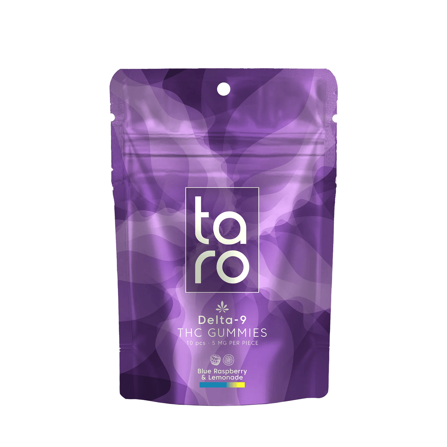 taro 50mg THC Gummies - Blue Raspberry & Lemonade