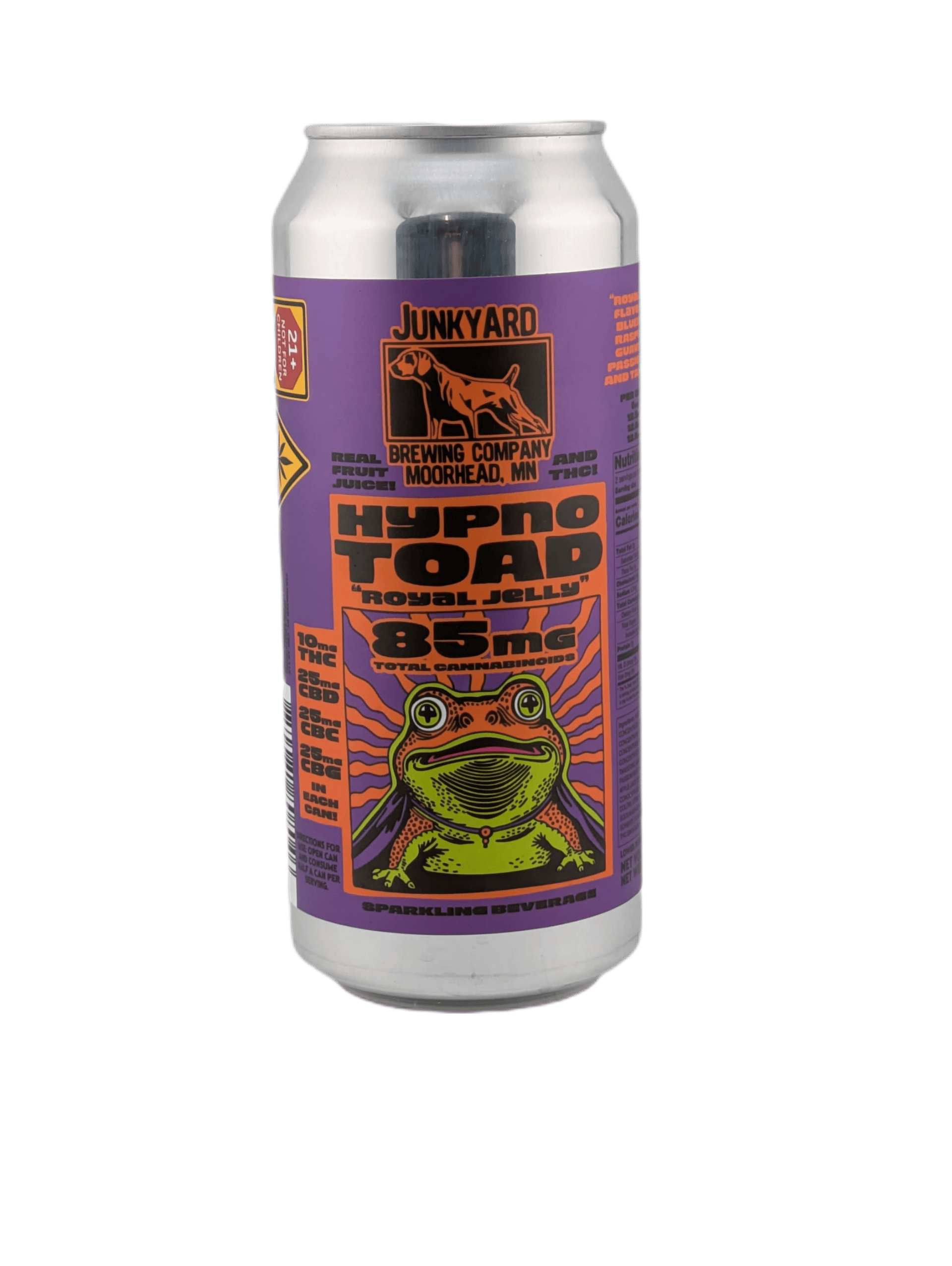 Junkyard Brewing Hypno Toad - Royal Jelly - 10mg THC + 25mg CBD/CBG/CBC