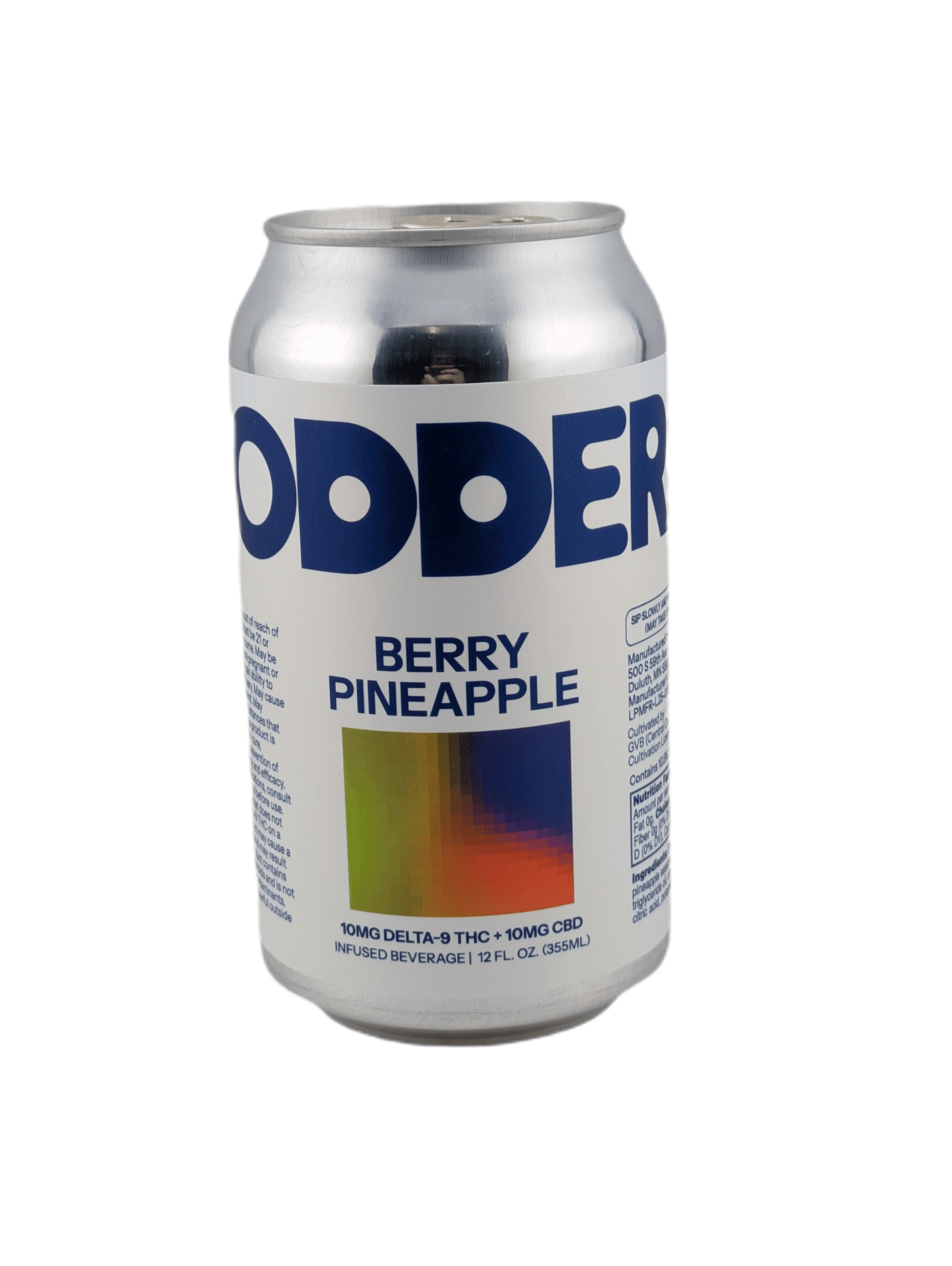 Odder Beverage - 10mg THC + 10mg CBD - Berry Pineapple at Legacy Cannabis