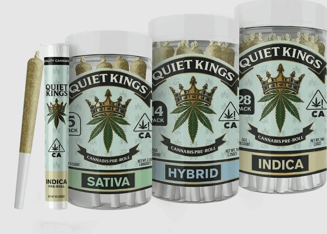 Quiet Kings - 2.5g 5pk Platinum Jack Prerolls