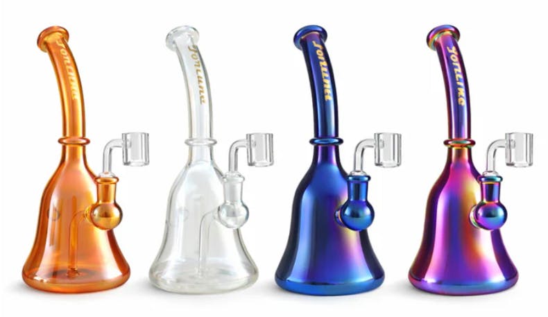 9" Iridescent Dab Rig