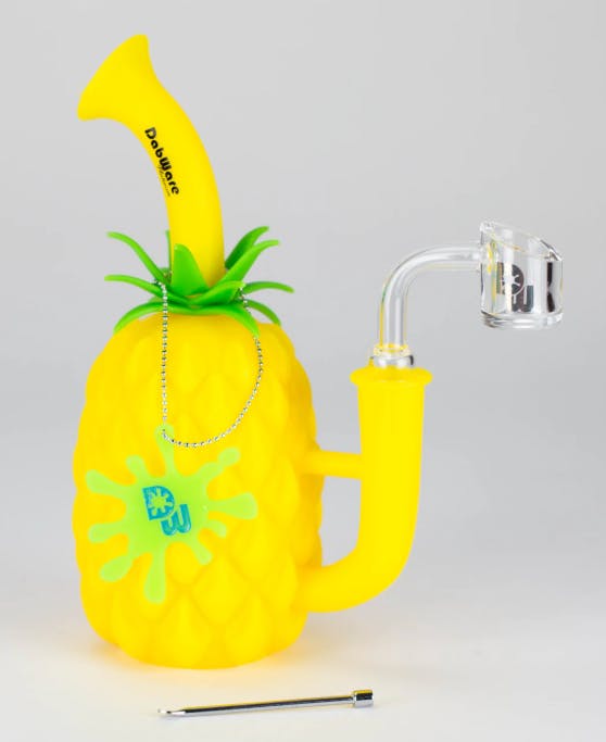 8" Pineapple Silicone Dab Rig