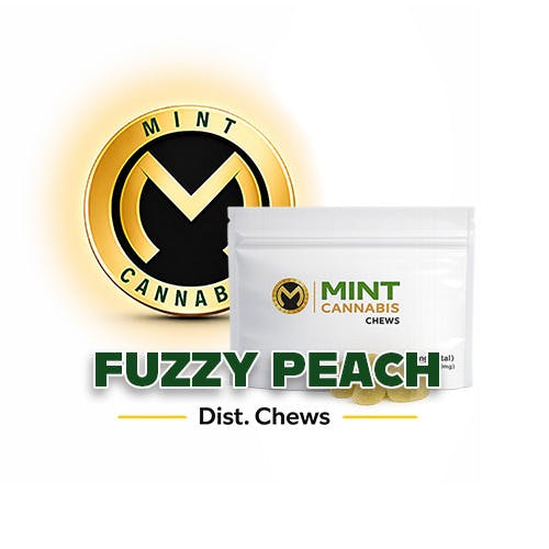 Mint Cannabis - Distillate Chews - Fuzzy Peach