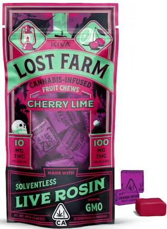 Cherry Lime x GMO [H] - 100MG Live Rosin Chews 10PK