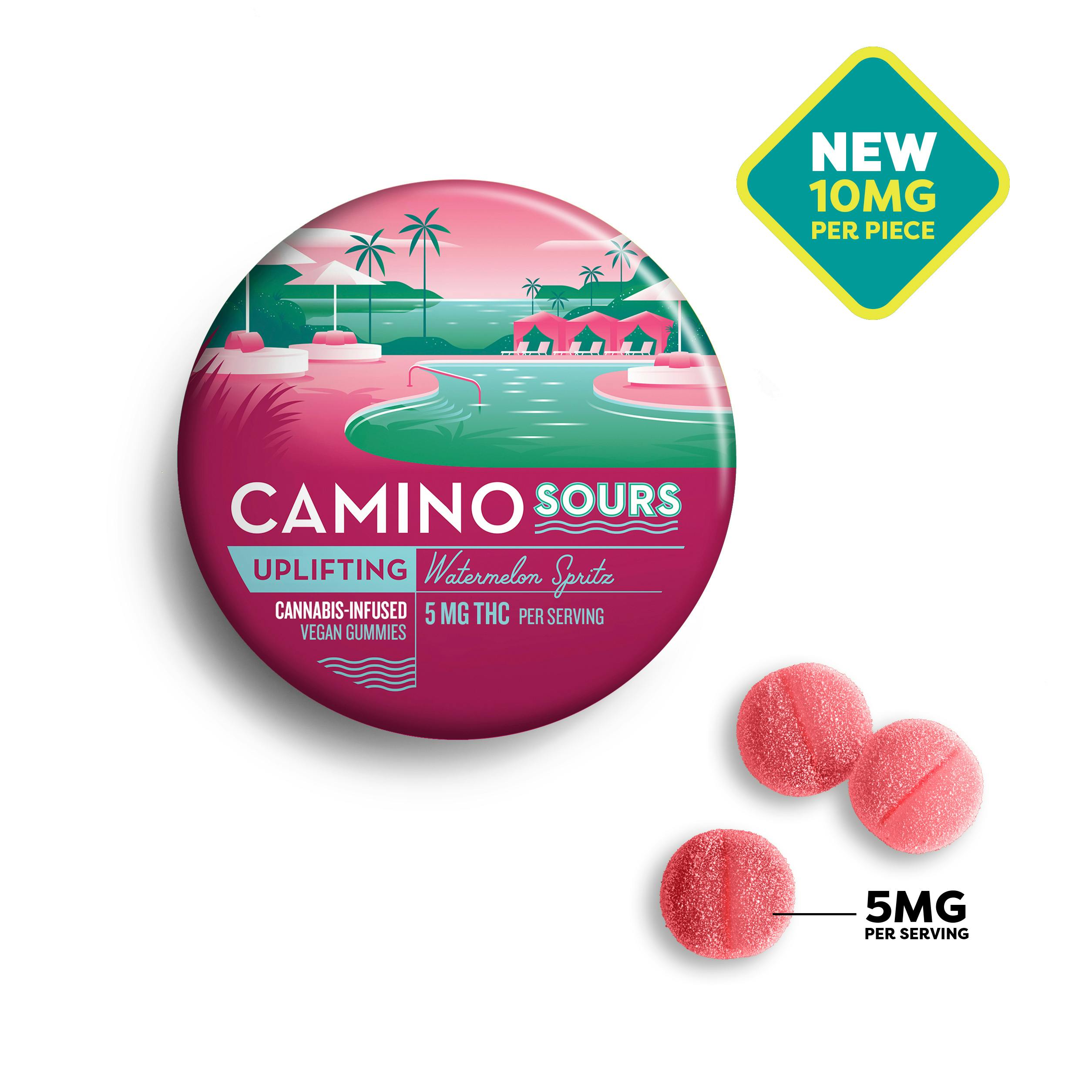 Camino Sours-Watermelon Spritz Cannabis-Infused Vegan Gummies-00573