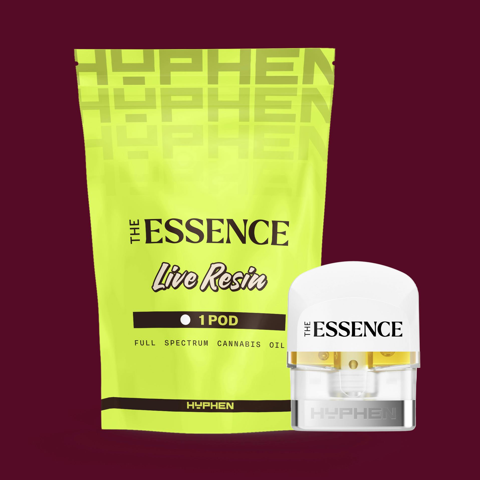 The Essence Hyphen Live Resin Pod 1g Nimbus Snacks T844 S 27029