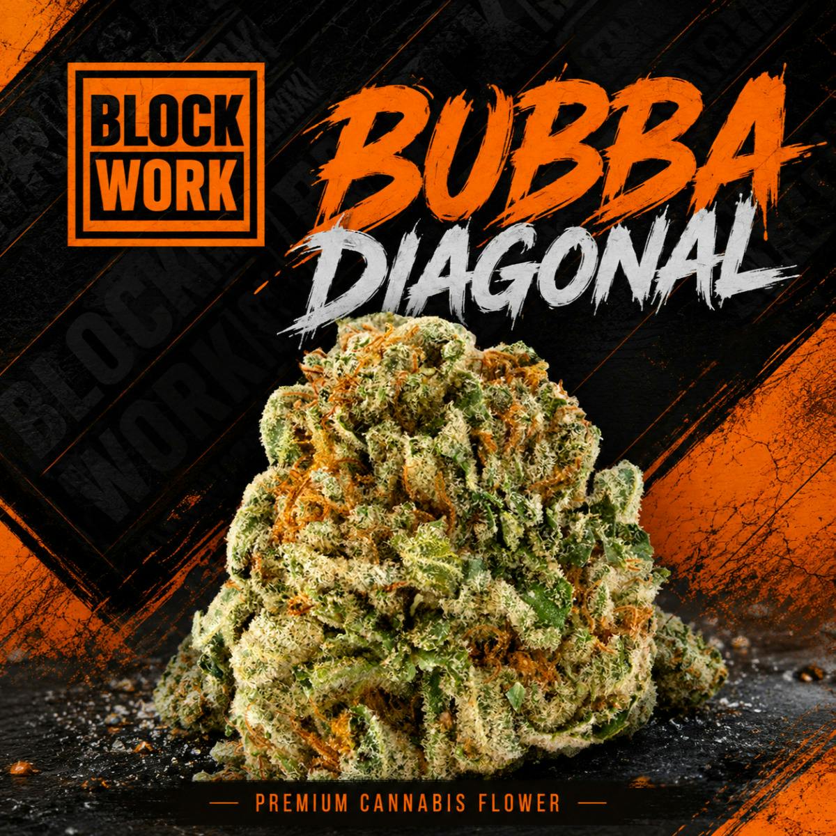Block Work Whole Flower 3.5g Bubba Diagonal (C0193240030)