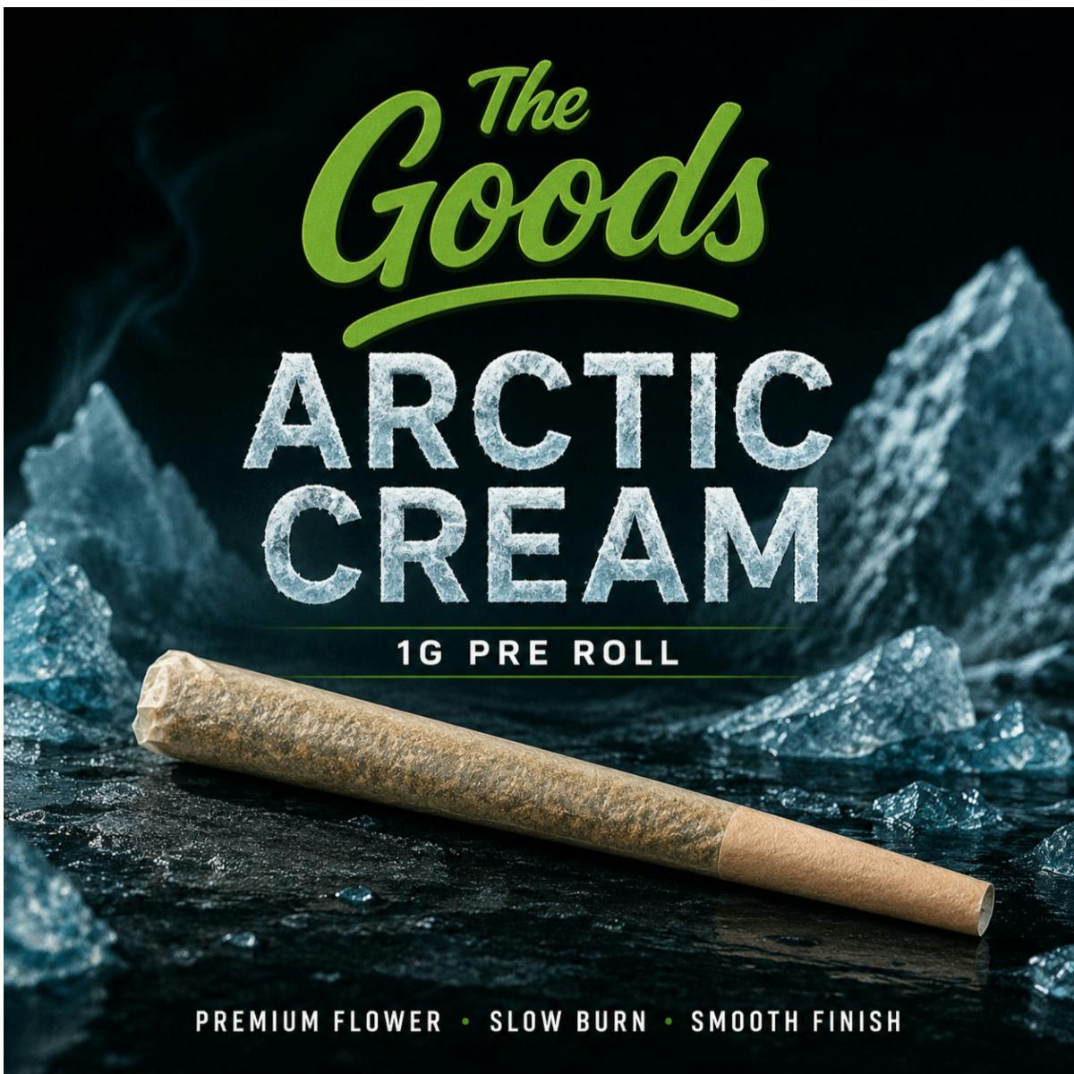 The Goods Arctic Cream 1g Whole Flower Pre-Roll I 10028