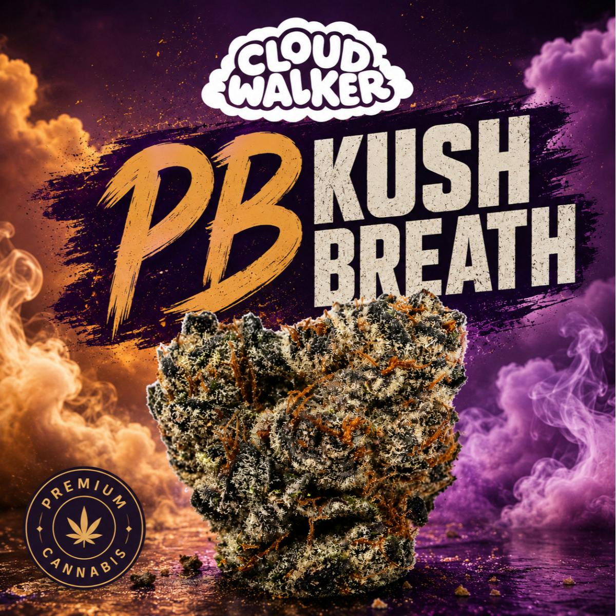 Cloud Walker Whole Flower 3.5g PB Kushbreath (50029)