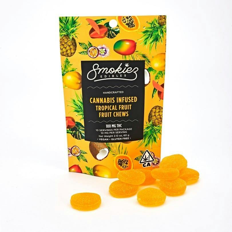 SMOKIEZ | 200MG FRUIT CHEWS | SWEET TROPICAL (SATIVA)