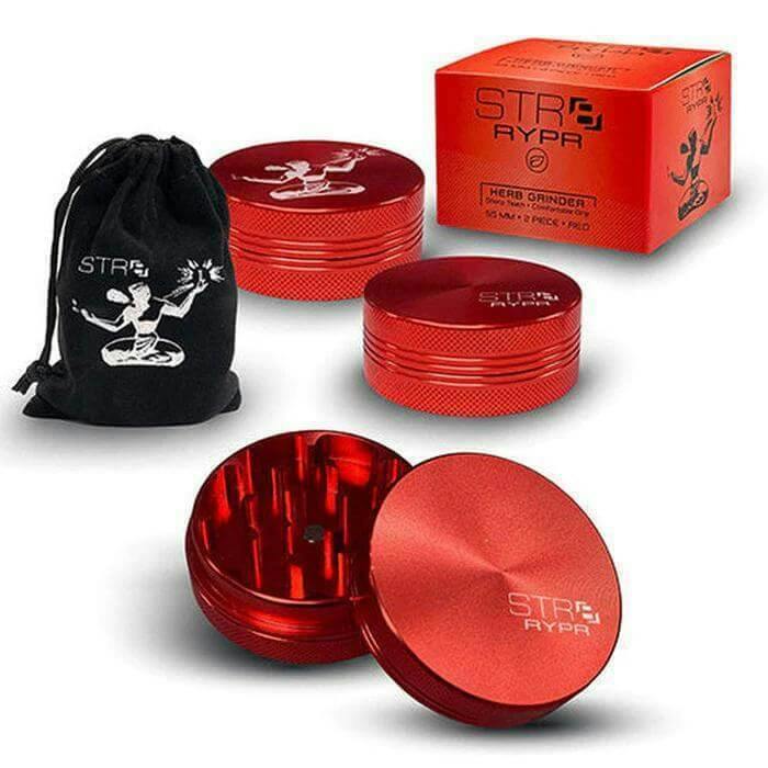 STR8 | 55MM GRINDER 2PC | RED