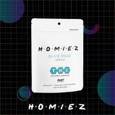 HOMIEZ | 200MG FAST ACTING GUMMIES | BLUE RAZZ (INDICA)