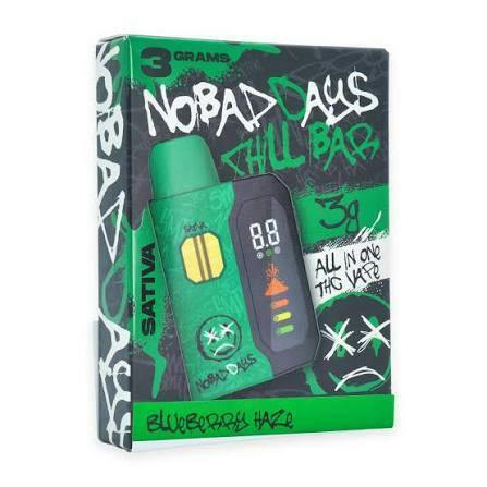 NO BAD DAYS | 3G DISPOSABLE | BLUEBERRY HAZE (SATIVA) cannabis product