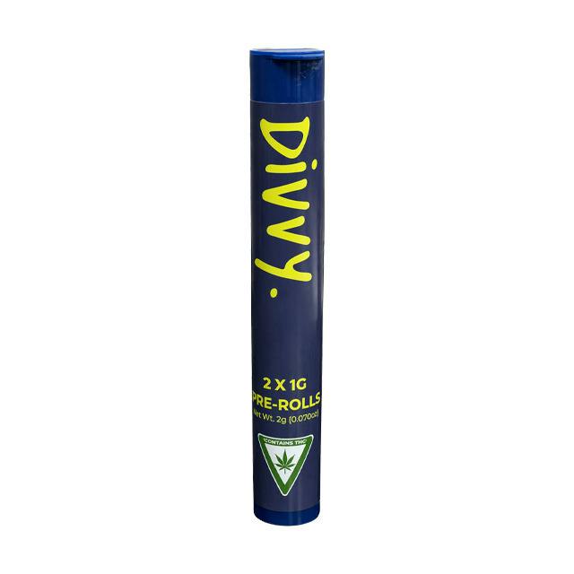 DIVVY | 1G INFUSED PRE-ROLL 2PK | ORANGE POP (HYBRID)