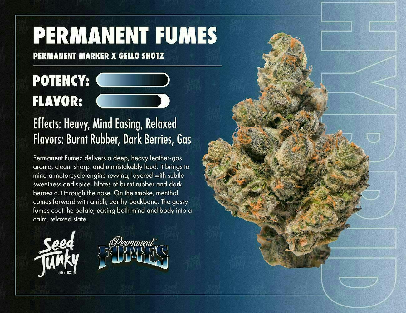 SEED JUNKY | DELI FLOWER | PERMANENT FUMEZ | $15/G