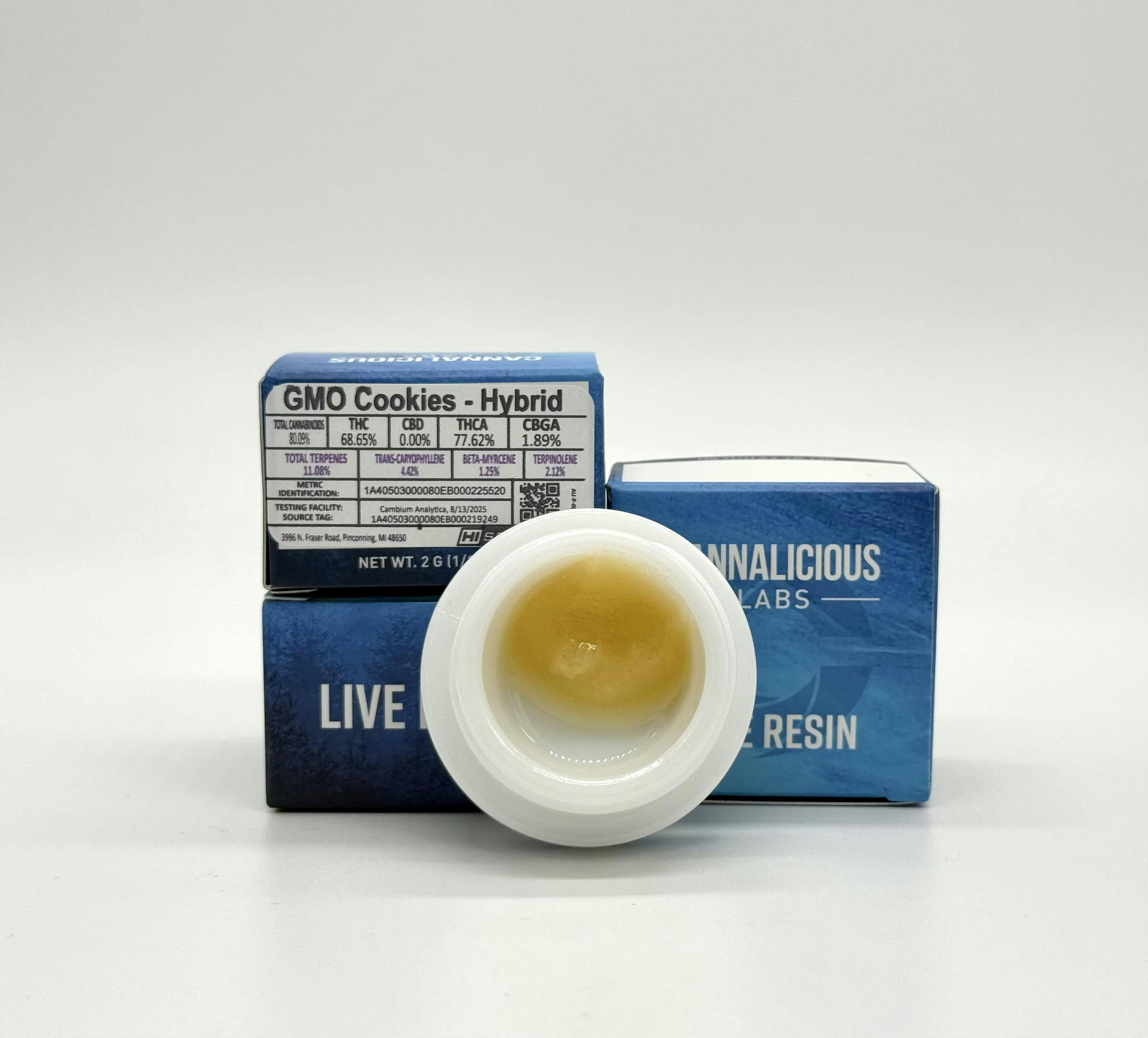 GMO COOKIES 2G LIVE RESIN