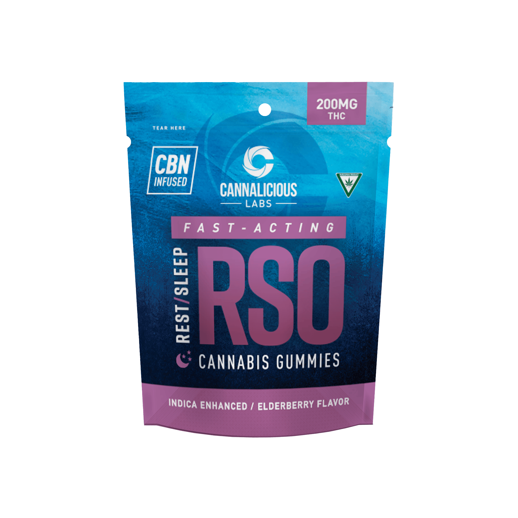 RSO REST GUMMY - ELDERBERRY 200MG