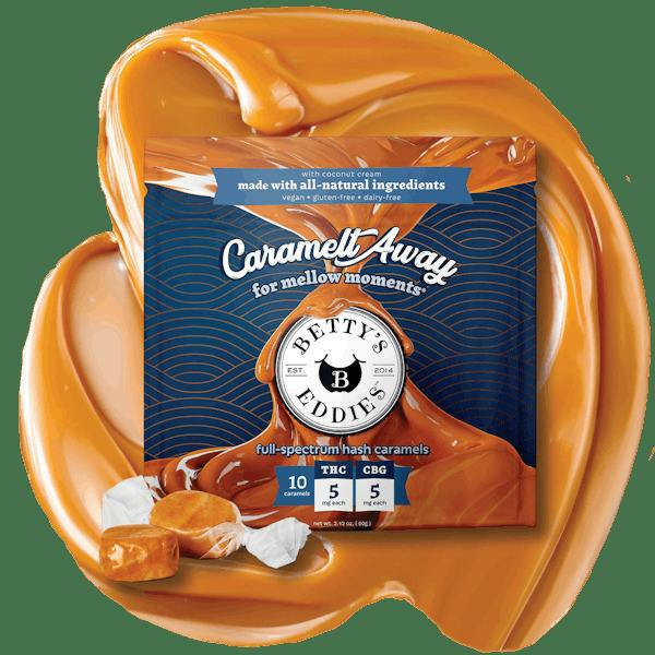Betty's Eddies Fruit Chews 10pk (50mg) Caramel