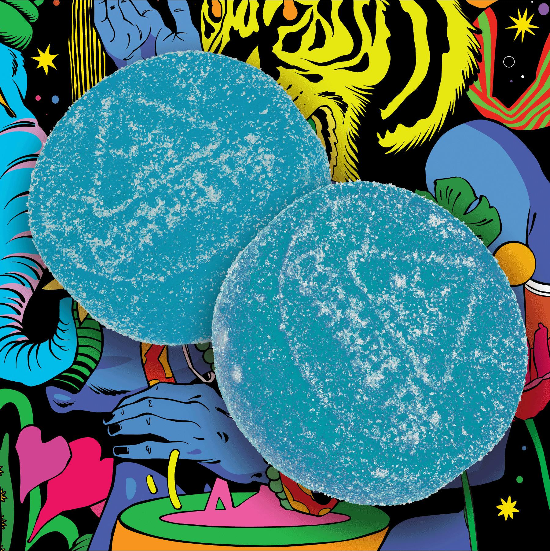 Sapura Gummies 20pk (100mg) Blazing Blue Raspberry