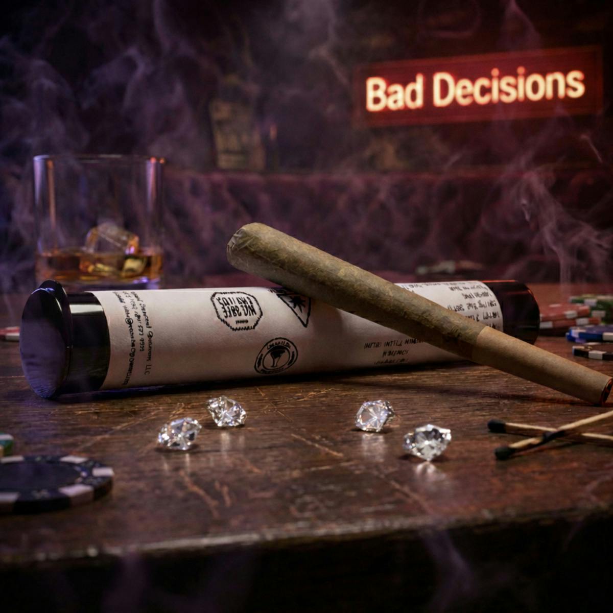 Twisted Infused Preroll (0.7g) Bad Decisions at Nature's Medicines Dispensary