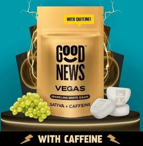 Good News Gummies 20pk (100mg) Vegas Sparkling White Grape at Nature's Medicines Dispensary