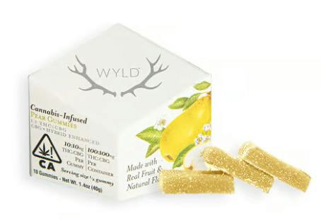 Wyld - Gummies - Pear (1:1) (CBG:THC)