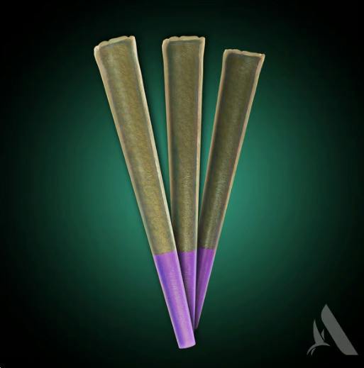 Blue Zushi | 3pk Pre-rolls | 0.7g each | 01030 cannabis product