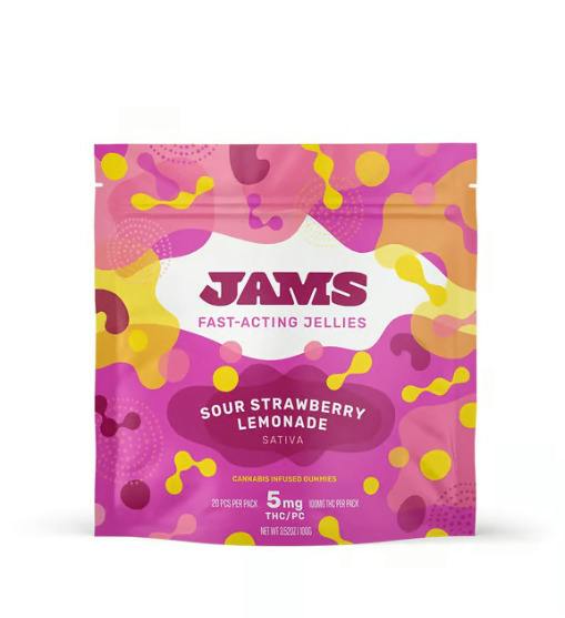Sour Watermelon Lime | Fast-Acting Jellies | 100mg (20pk) | 01863 cannabis product