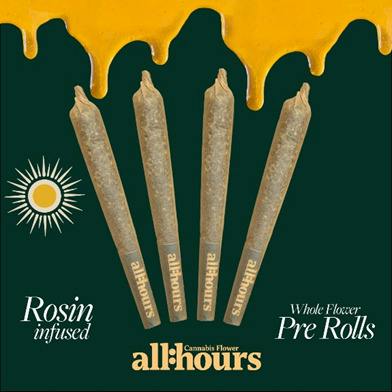 Sour Zoda | 4pk Rosin Infused Pre-roll | 0.4g each | 41871 cannabis product