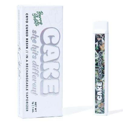 CAKE DISPOSABLE BERRY GELATO LIVE RESIN 1G