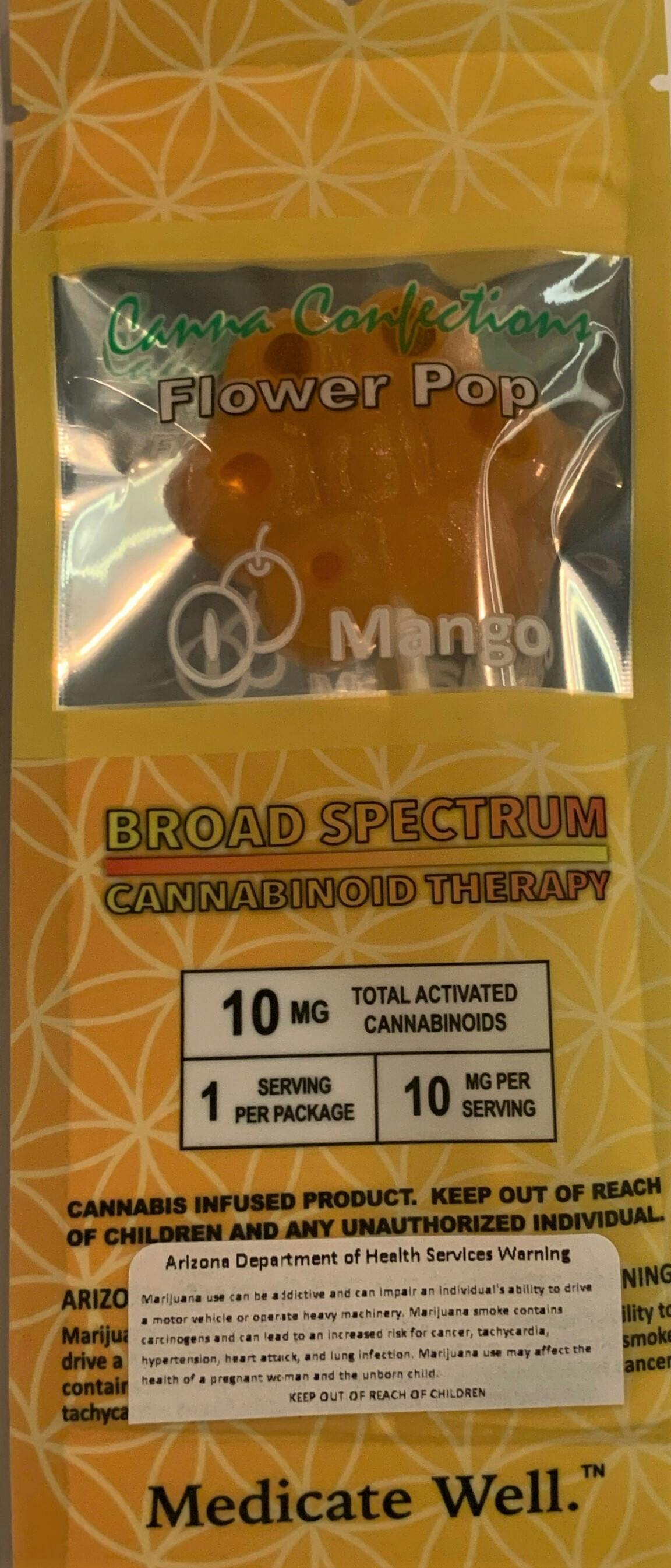 HALO INFUSIONS MANGO FLOWER POP 10MG