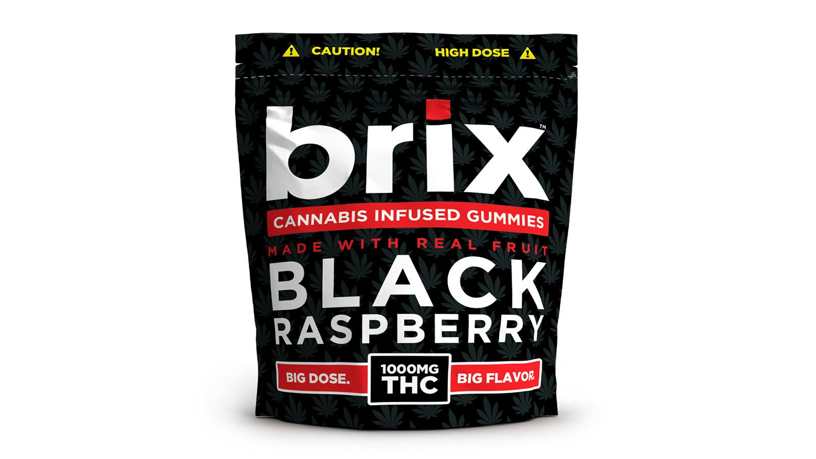 BRIX BLACK RASPBERRY GUMMIES 1000MG