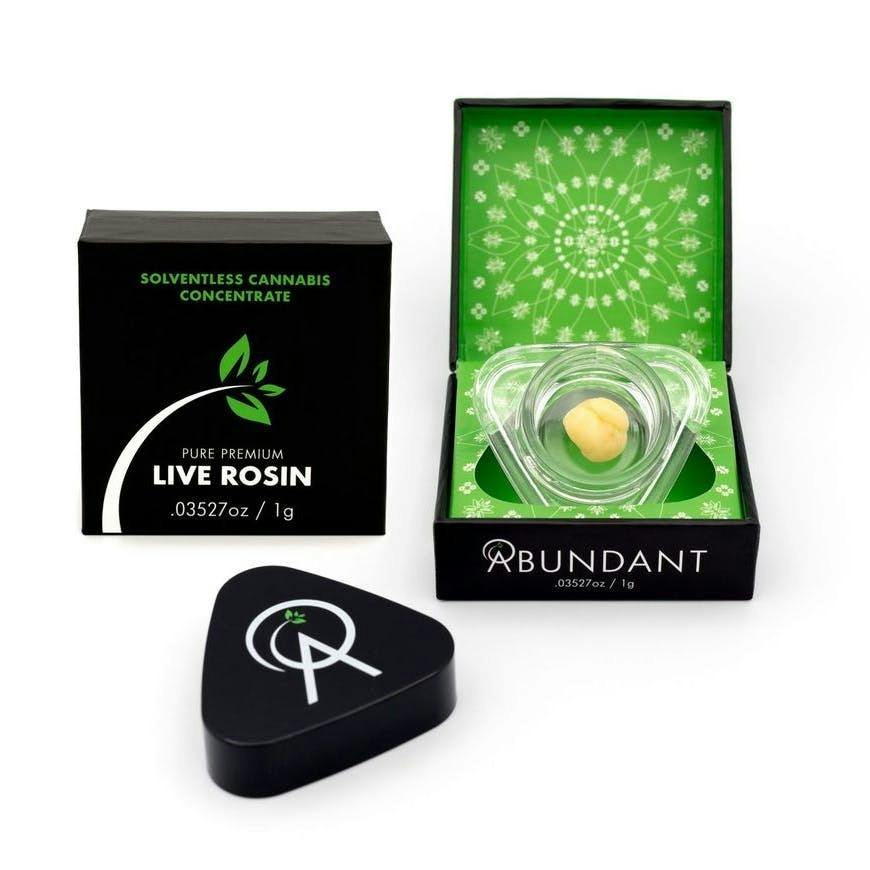 ABUNDANT ORGANICS LIVE ROSIN BLUE ZU