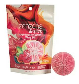 ZENZONA SLICE STRAWBERRIES AND CREAM RSO GUMMIES 100MG