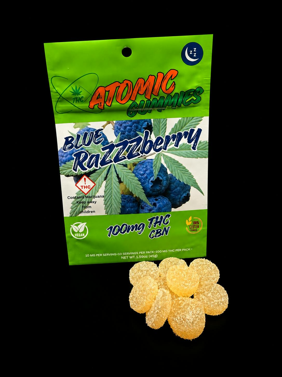Atomic | Blue Razzzberry | 1:1 Gummies