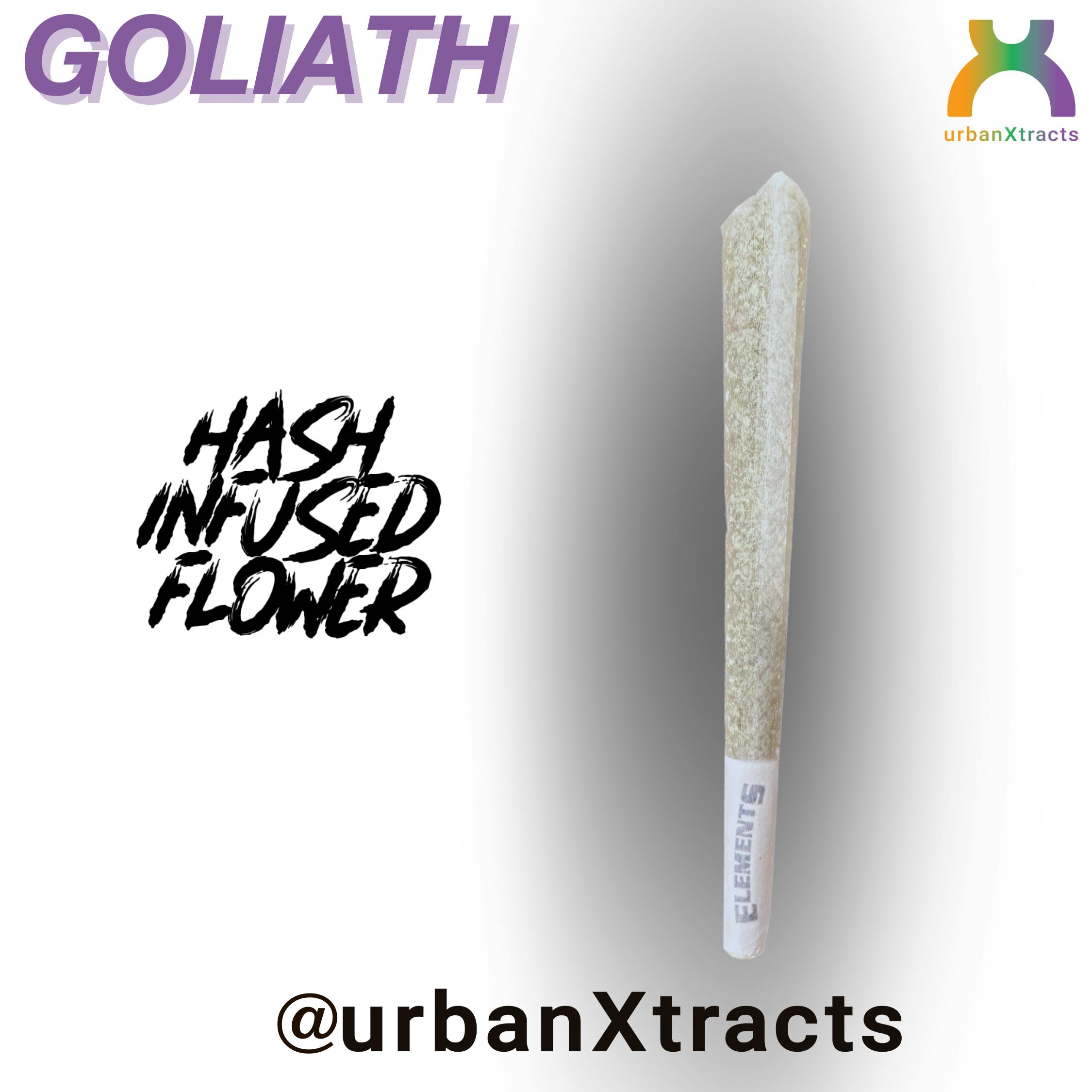 UrbanXtracts | Goliath | Hash Infused | Indica |1.2G Pre-Roll at Easy Jay's Cannabis