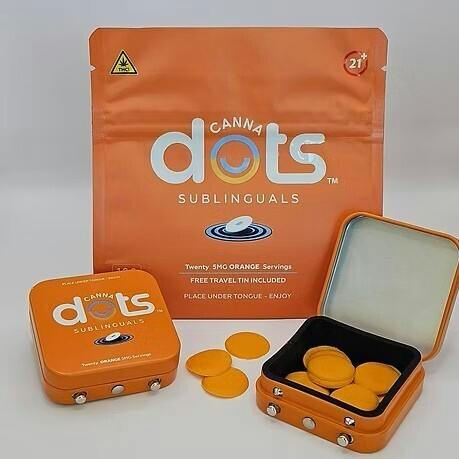 Canna Dots | Orange | Sublingual Tablet | Hybrid | 5mg at Easy Jay's Cannabis