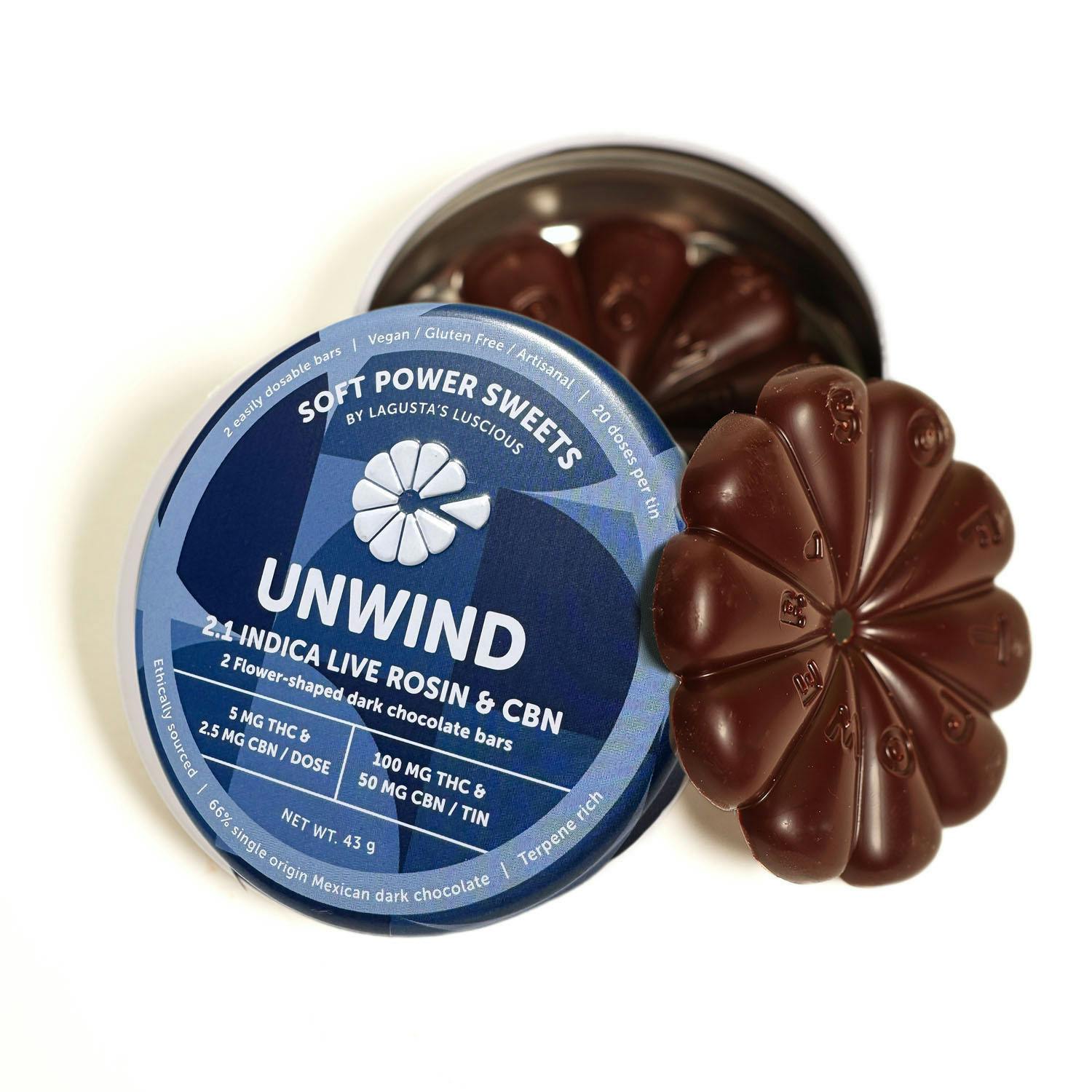 Unwind | Chocolate | Indica Rosin w CBN 2.1 | 100mg