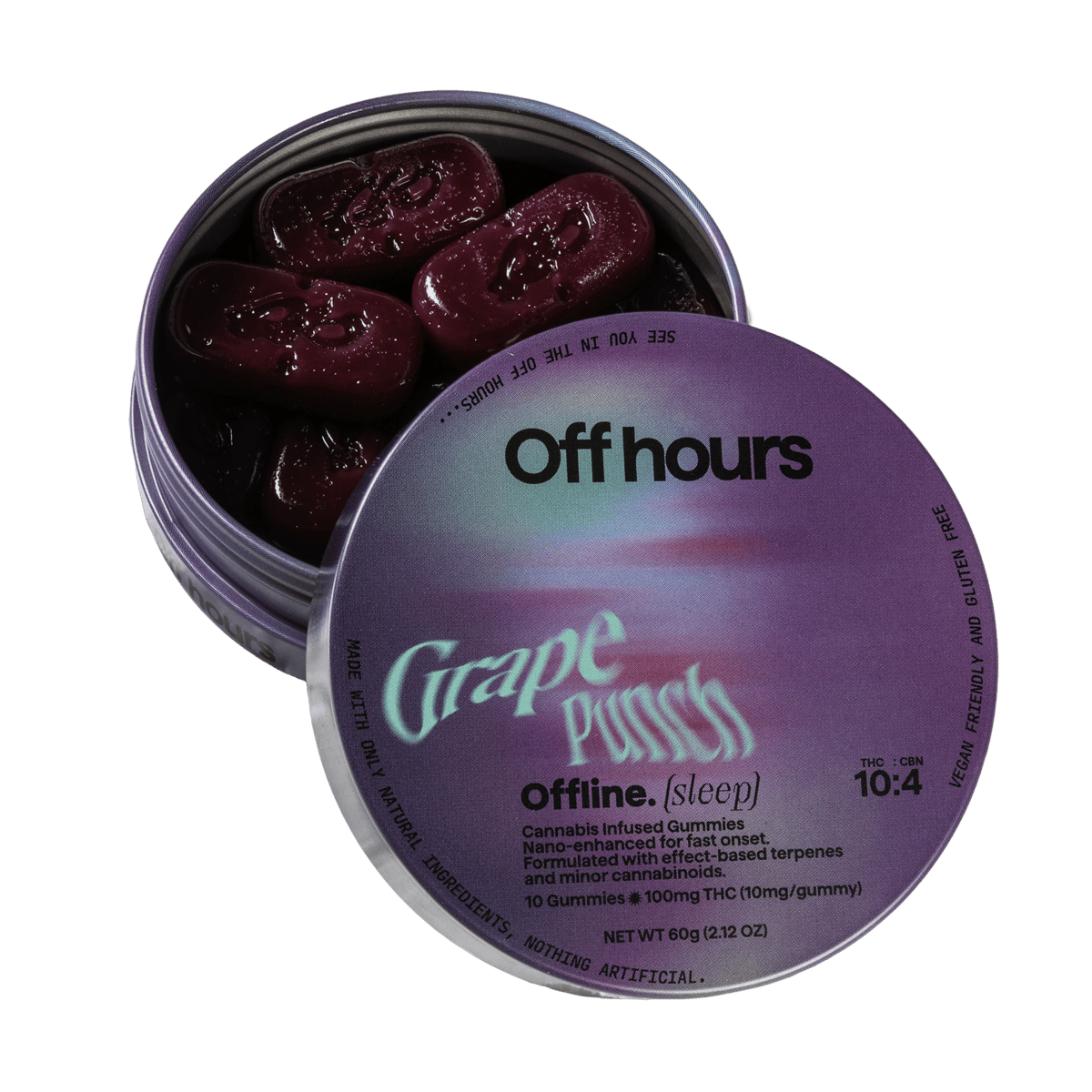 OFF HOURS | Offline | Sleep | Grape Punch | Indica | 100 mg at Easy Jay's Cannabis
