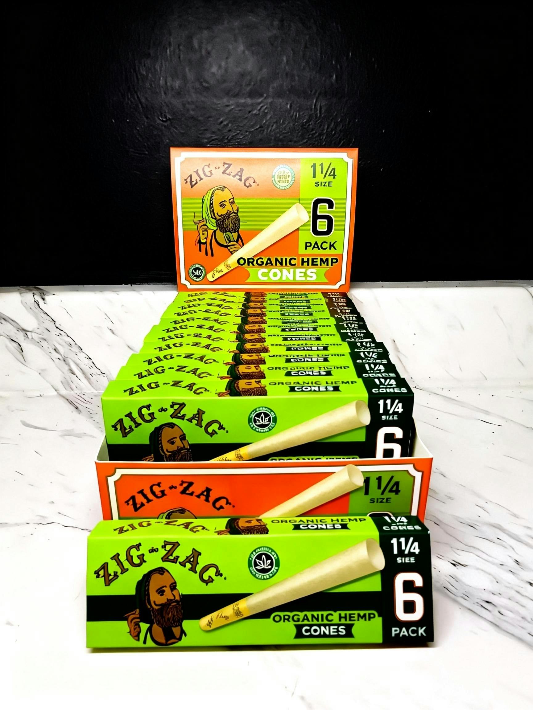 Zig-Zag Organic Hemp Cones