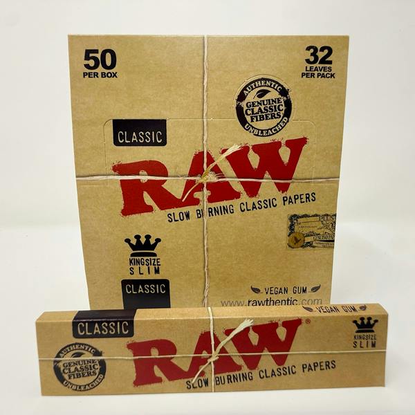 Raw Classic | King Size Slim Rolling Papers