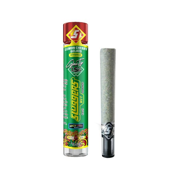 Sluggers | Infused Glass Tip Preroll | 1.5g | Lemon Cherry Gelato | Hybrid