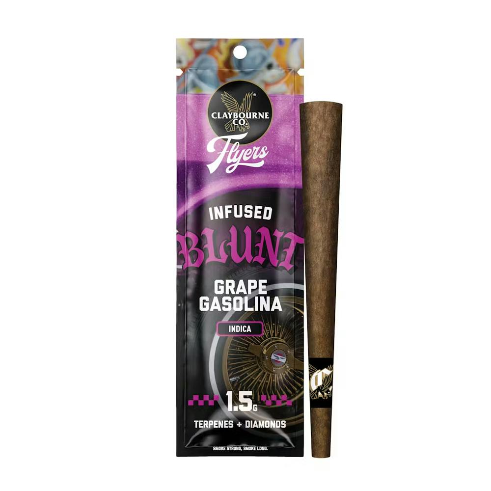 Claybourne | Grape Gasolina | Infused Blunt | Indica | 1.5g