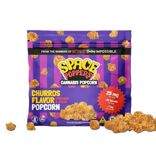 Space Poppers | Churros | Popcorn | 1mg per Piece | 25mg at Easy Jay's Cannabis