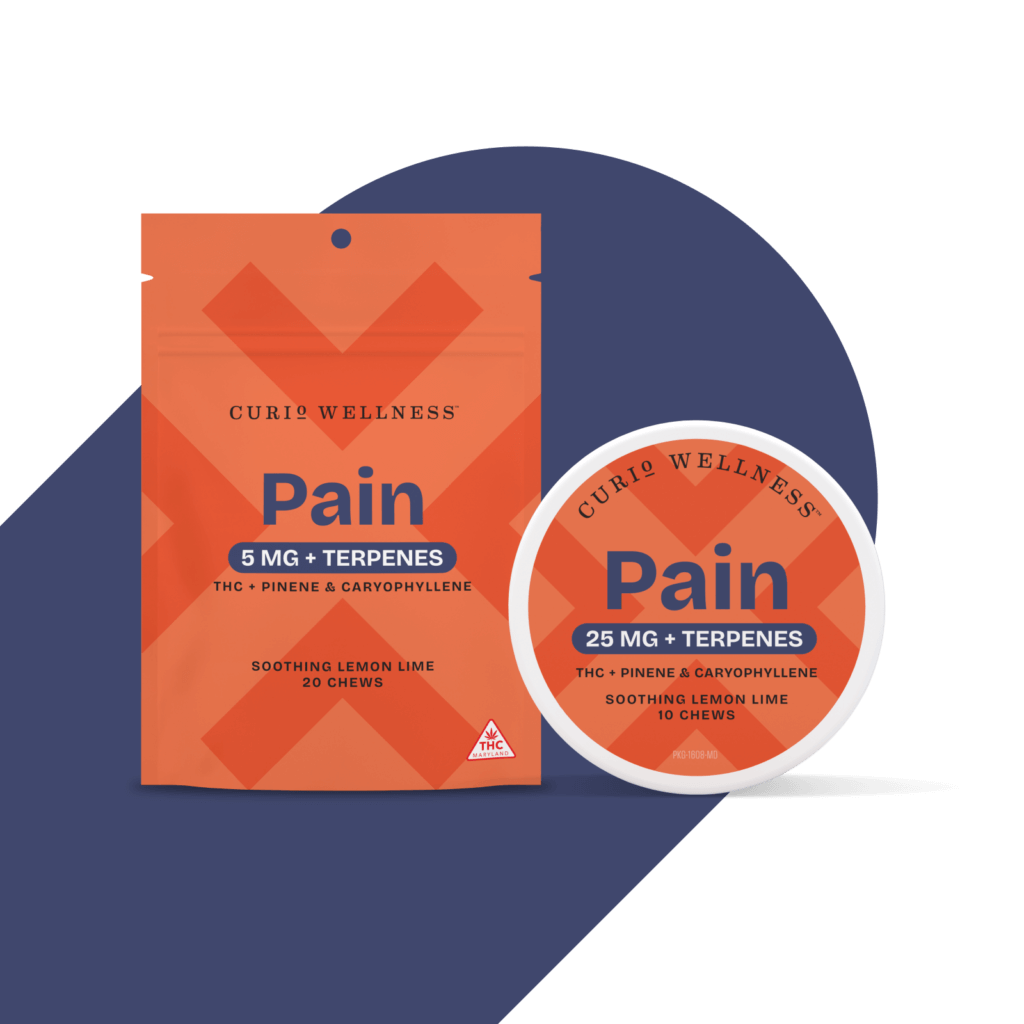 Curio Wellness | Blood Orange | Pain | Terpene Infused | Gummy