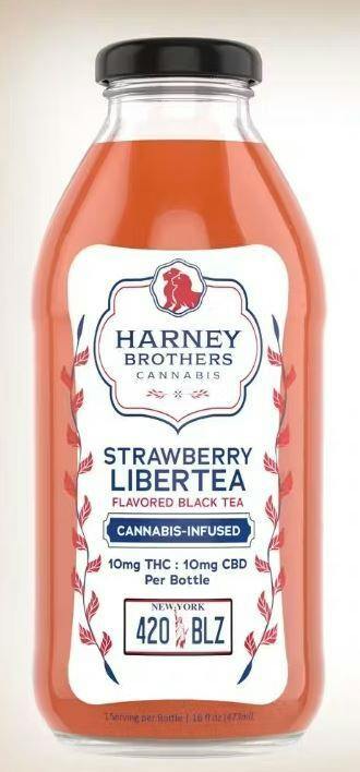 Harney Bros | Beverage | Strawberry Libertea | 10mgTHC:10mg CBD at Easy Jay's Cannabis
